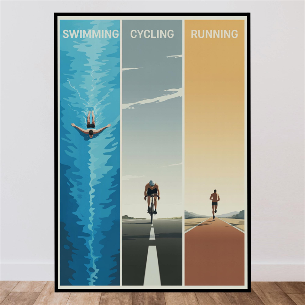Home Gym Minimalist - Póster de tiempo para el gimnasio,