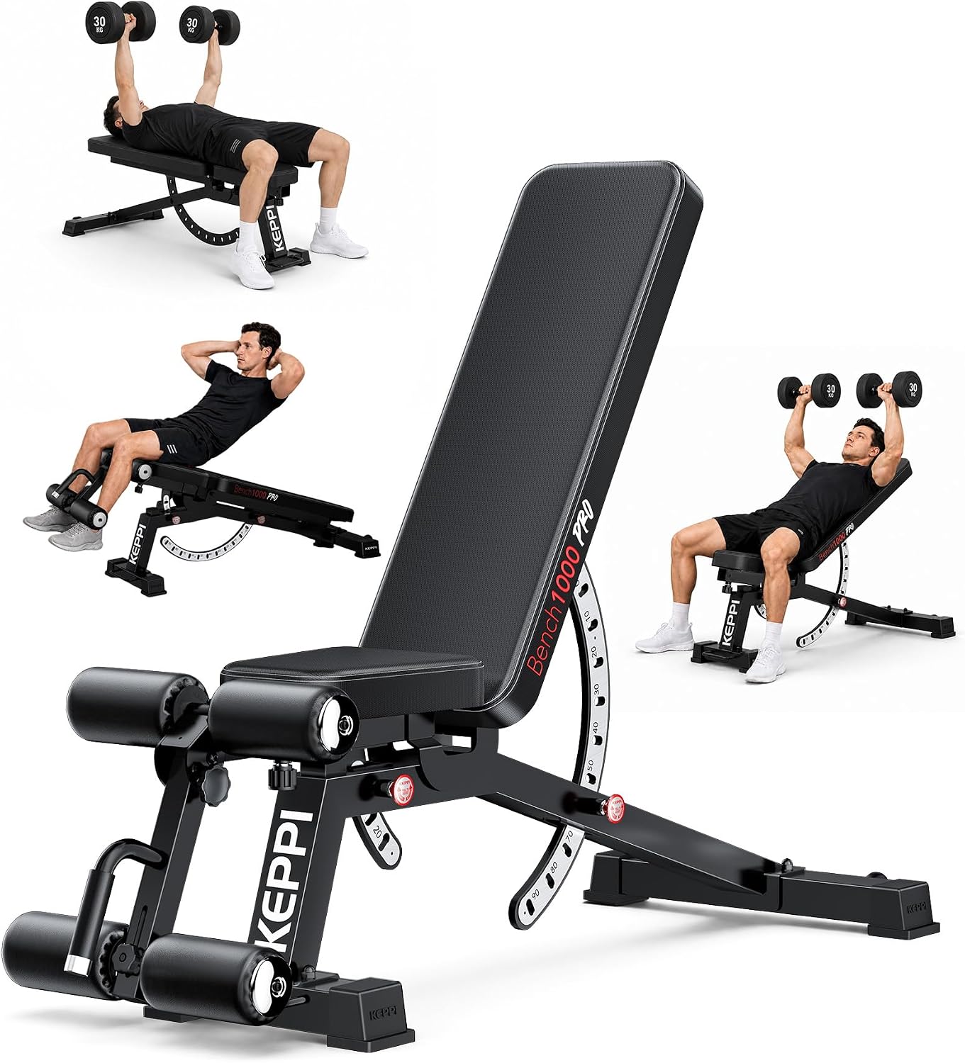 Home Gym Weight - Banco de Pesas Ajustable de 1200LB,