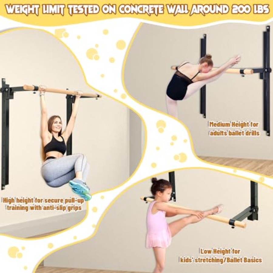 Barra de Ballet para Montar en - Home Gym Wall reseña y precio