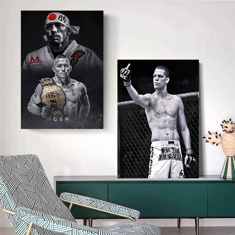 Pósters Populares de Boxeo, UF - Home Gym Minimalist reseña y precio