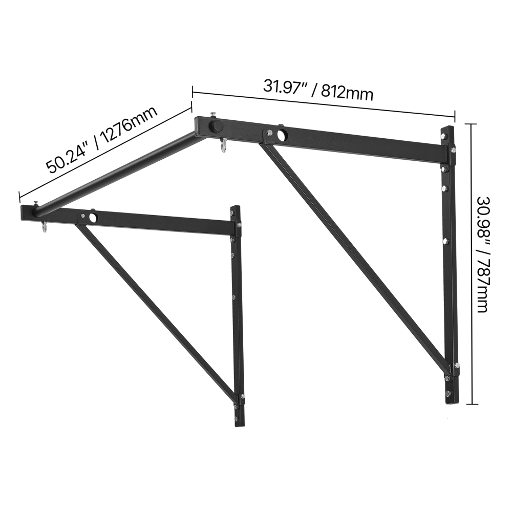 Barra de dominadas de alta res - Home Gym Wall reseña y precio