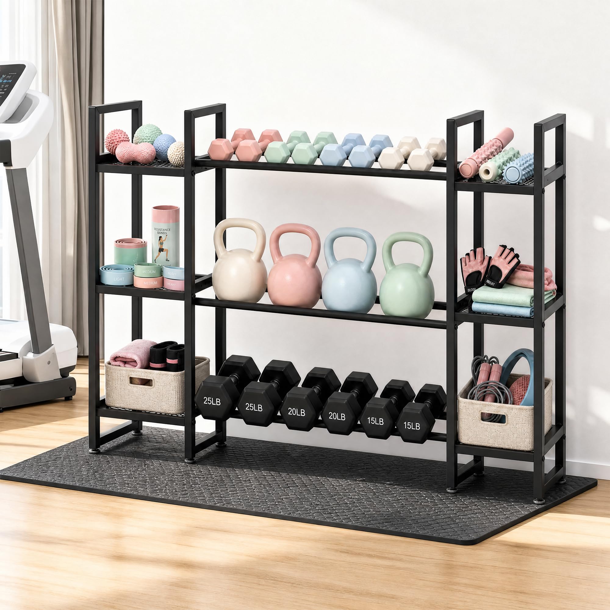 Soporte para Mancuernas de 3 N - All In One Gym Home Equipment reseña y precio