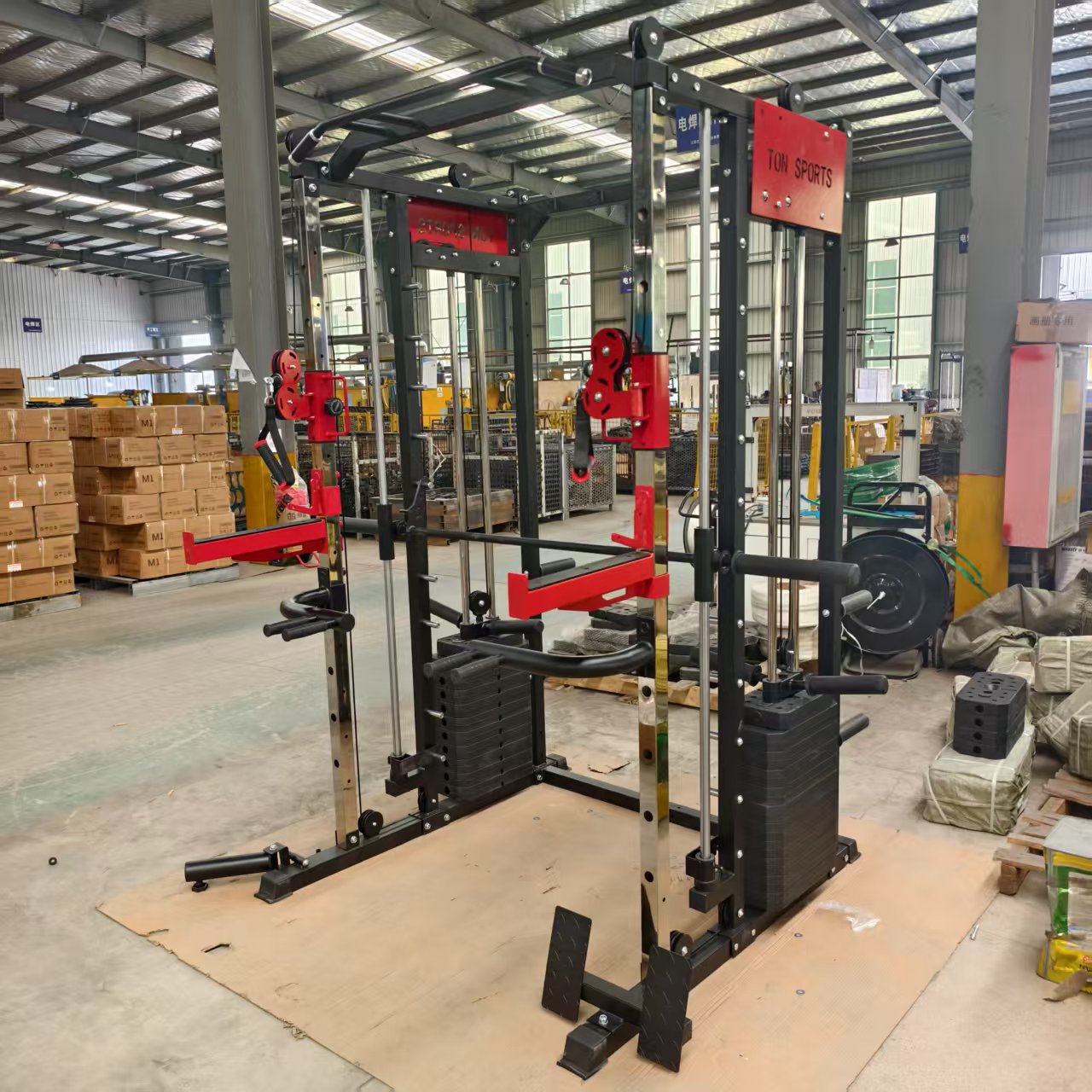 Máquina Smith Multifuncional F - All In One Gym Home Equipment reseña y precio