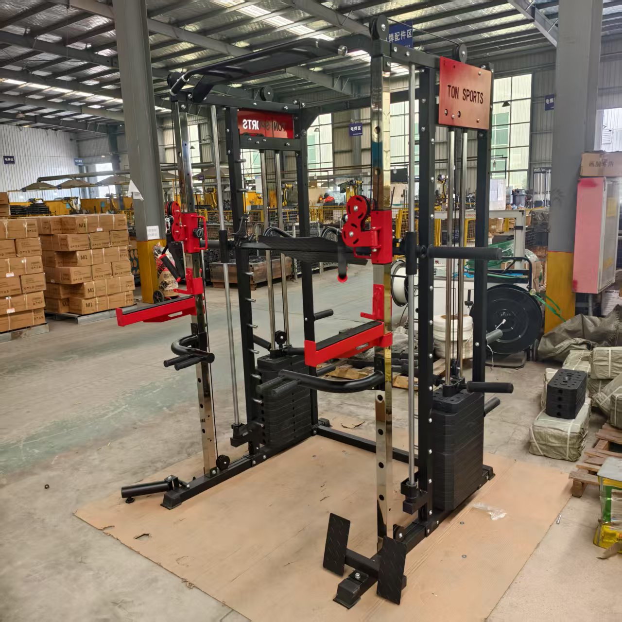 Máquina Smith Multifuncional F - All In One Gym Home Equipment reseña y precio