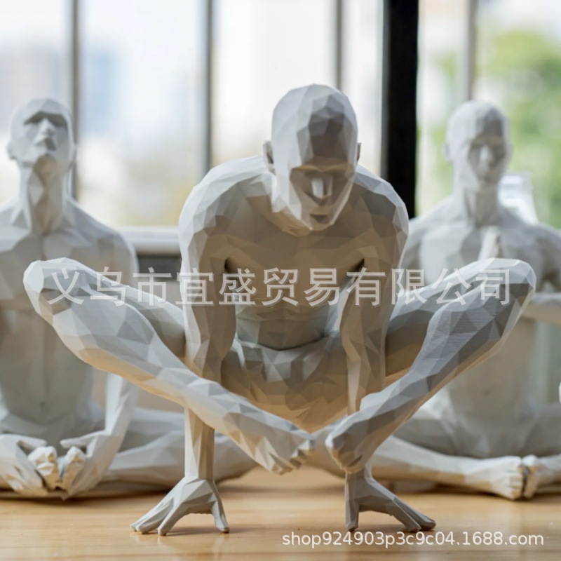 Estatuilla de hombre de Yoga,  - Home Gym Minimalist reseña y precio