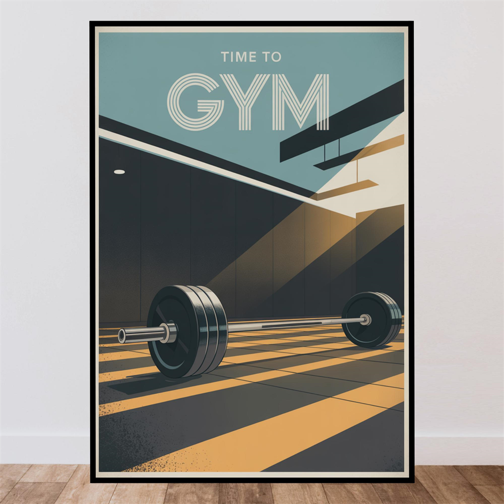 Póster de tiempo para el gimna - Home Gym Minimalist reseña y precio