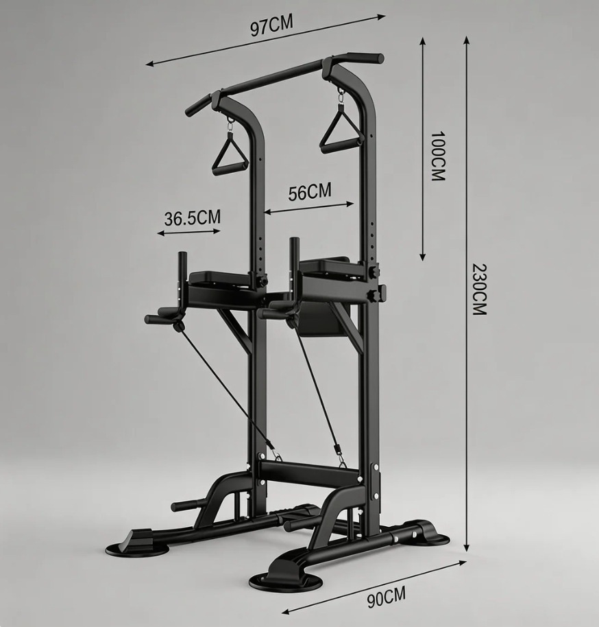 Barra de dominadas para entren - Home Gym Wall reseña y precio