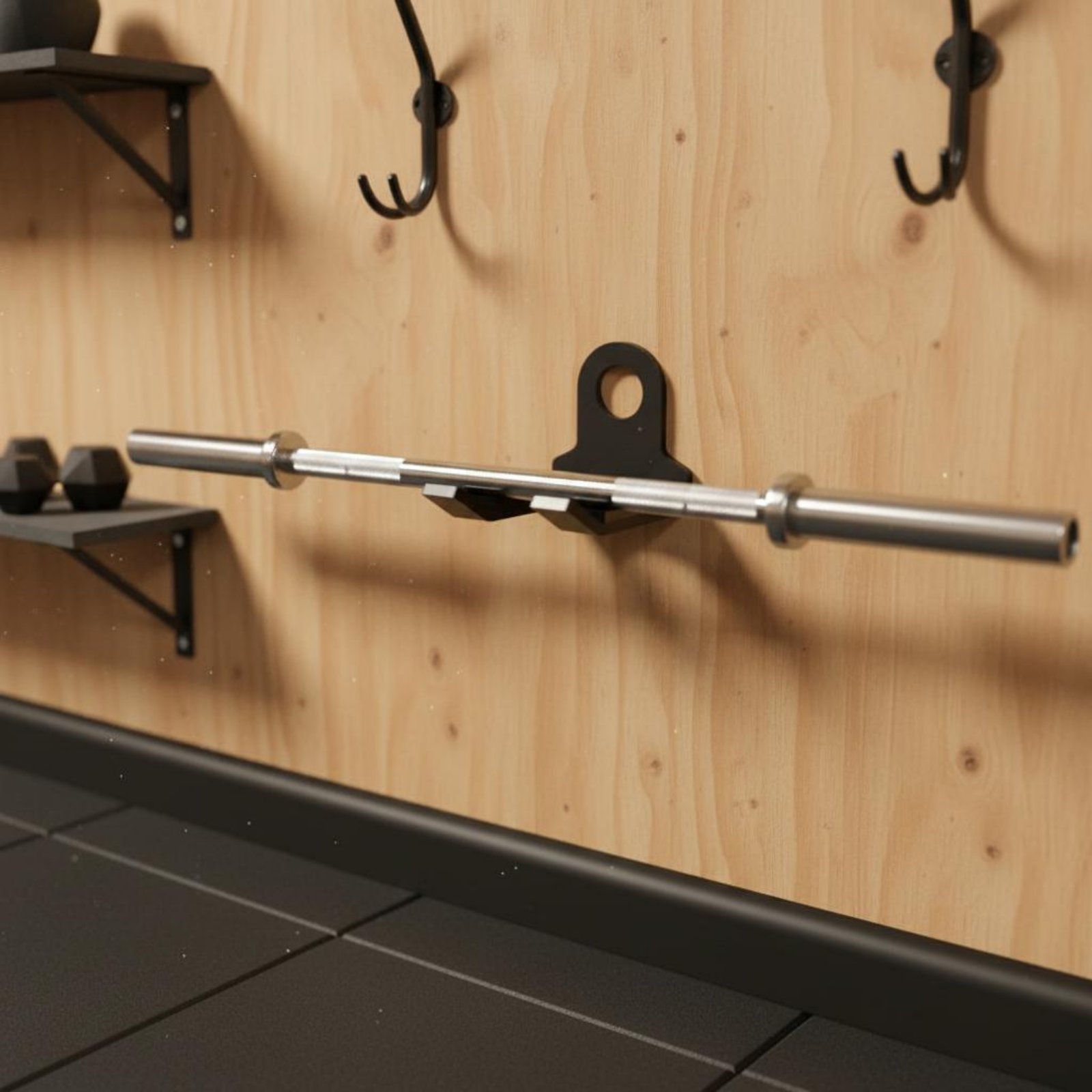 Soporte de Barra Individual pa - Home Gym Wall reseña y precio