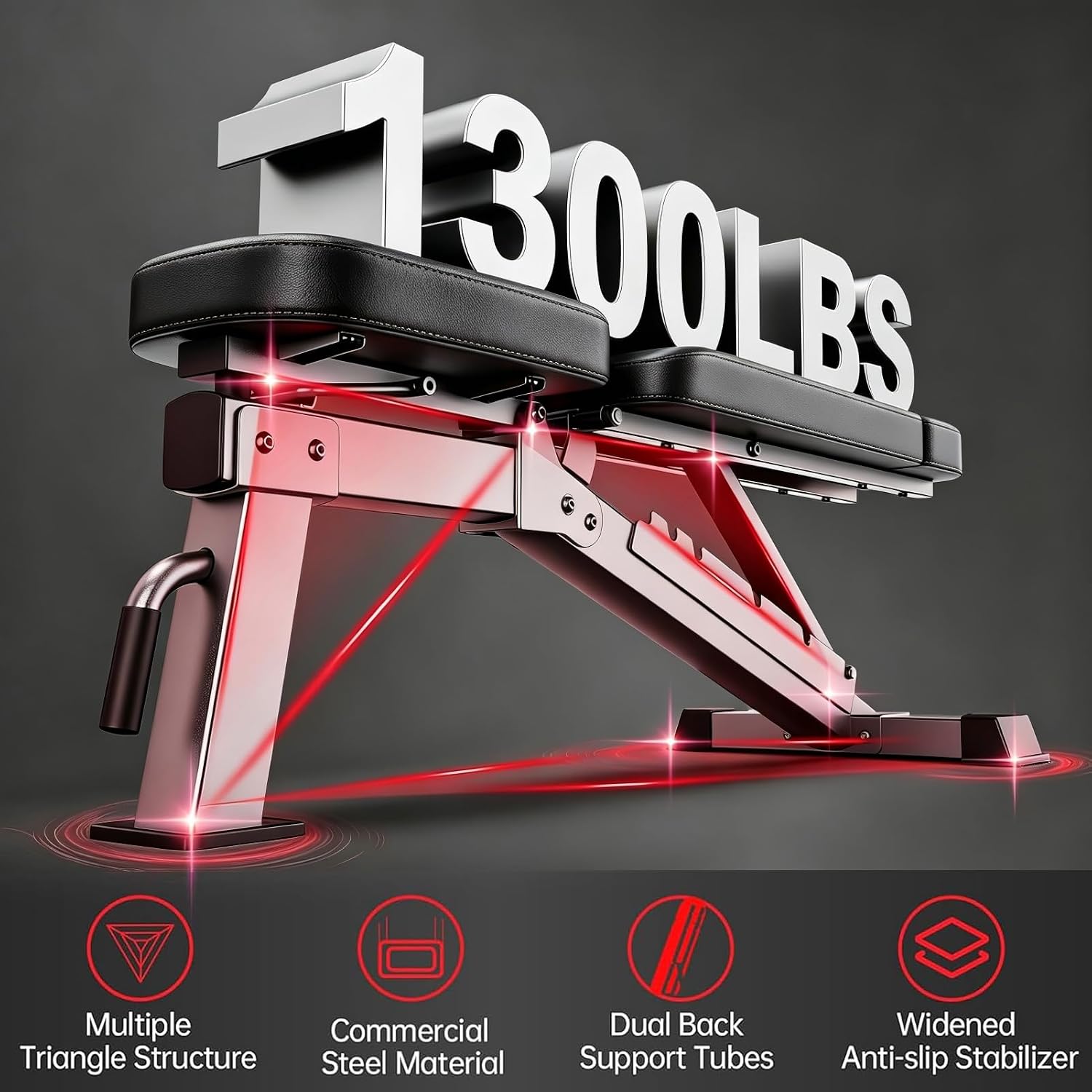 Banco de Pesas Ajustable con C - Home Gym Weight reseña y precio
