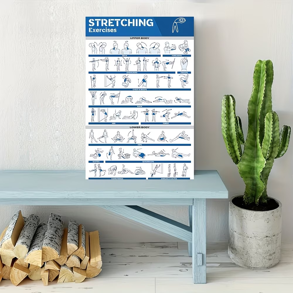 Póster moderno con etiquetas d - Home Gym Wall reseña y precio
