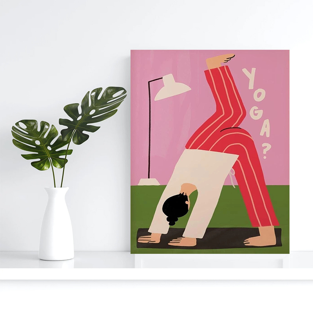Impresión en lienzo de Yoga Do - Home Gym Minimalist reseña y precio