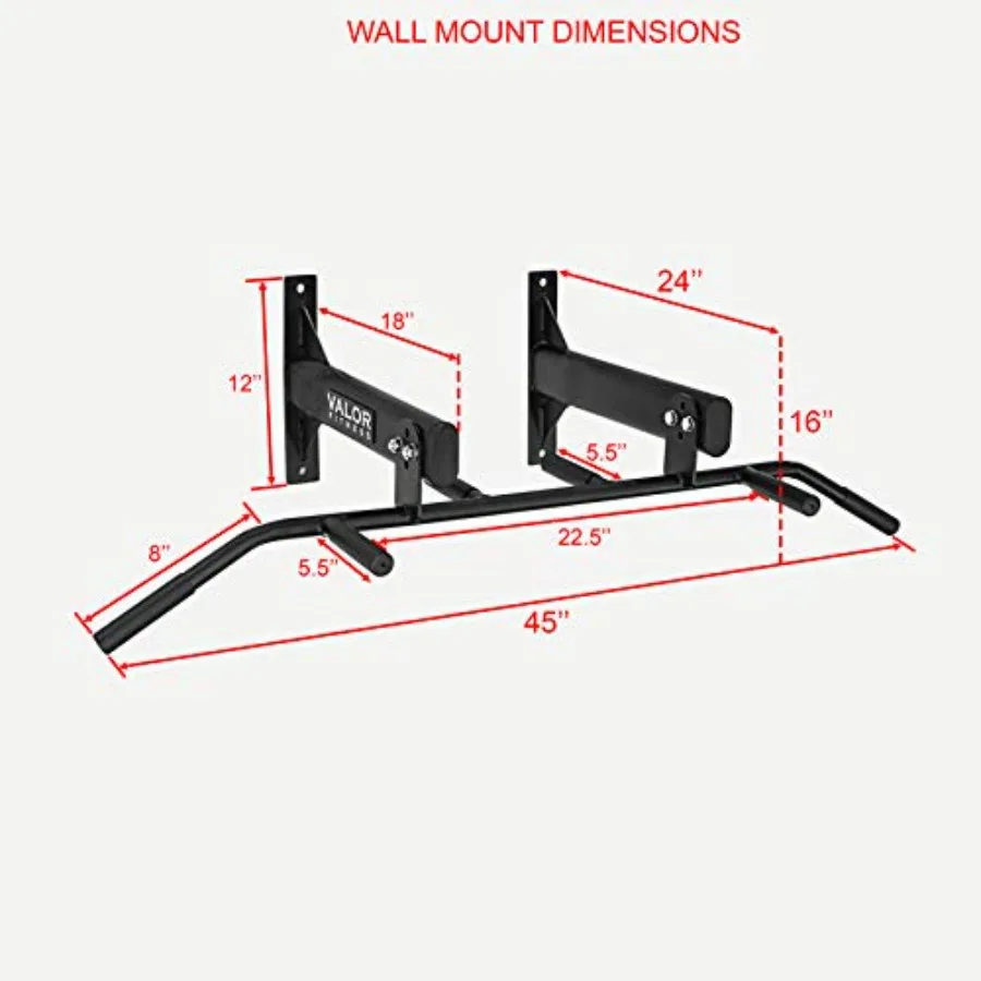 Barra de dominadas de seis aga - Home Gym Wall reseña y precio