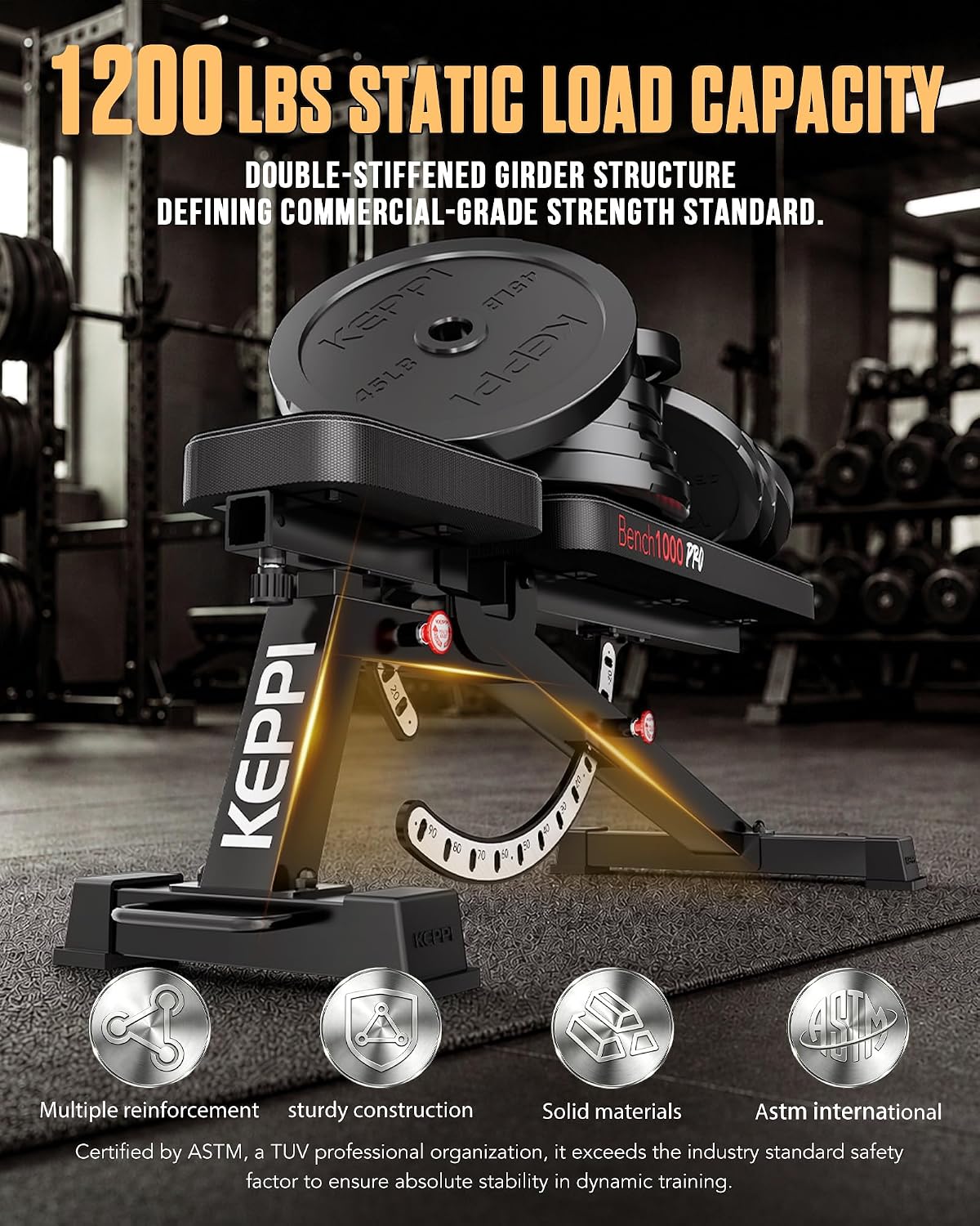 Banco de Pesas Ajustable de 12 - Home Gym Weight reseña y precio