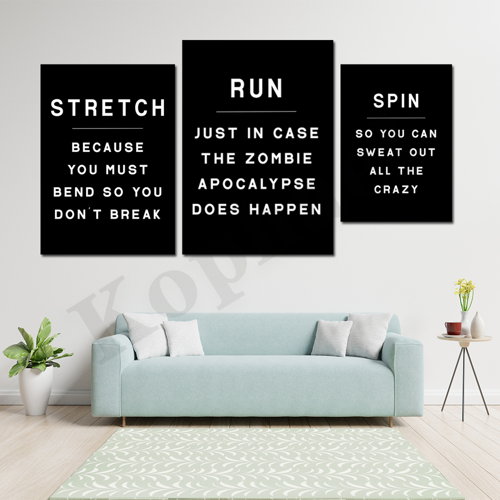 Arte de la pared del gimnasio  - Home Gym Minimalist reseña y precio
