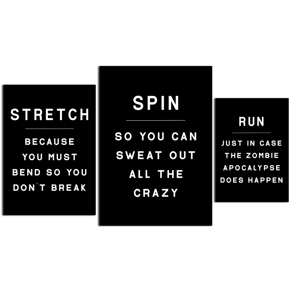 Arte de la pared del gimnasio  - Home Gym Minimalist reseña y precio